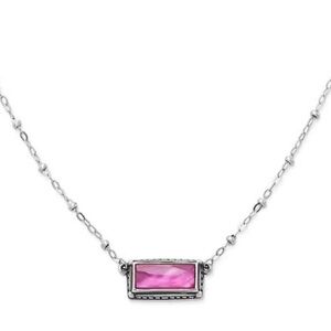 James Avery RETIRED Pink Palais Gemstone Necklace